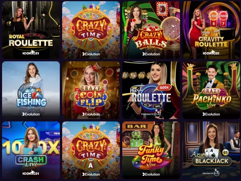 Live casino tafels bij GTbet Casino